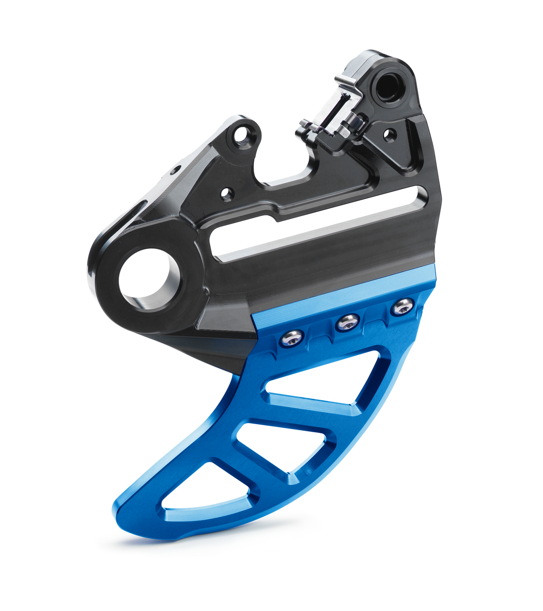 BRAKE CALIPER SUPPORT WITH BRAKE DISC GUARD (TE300-24)